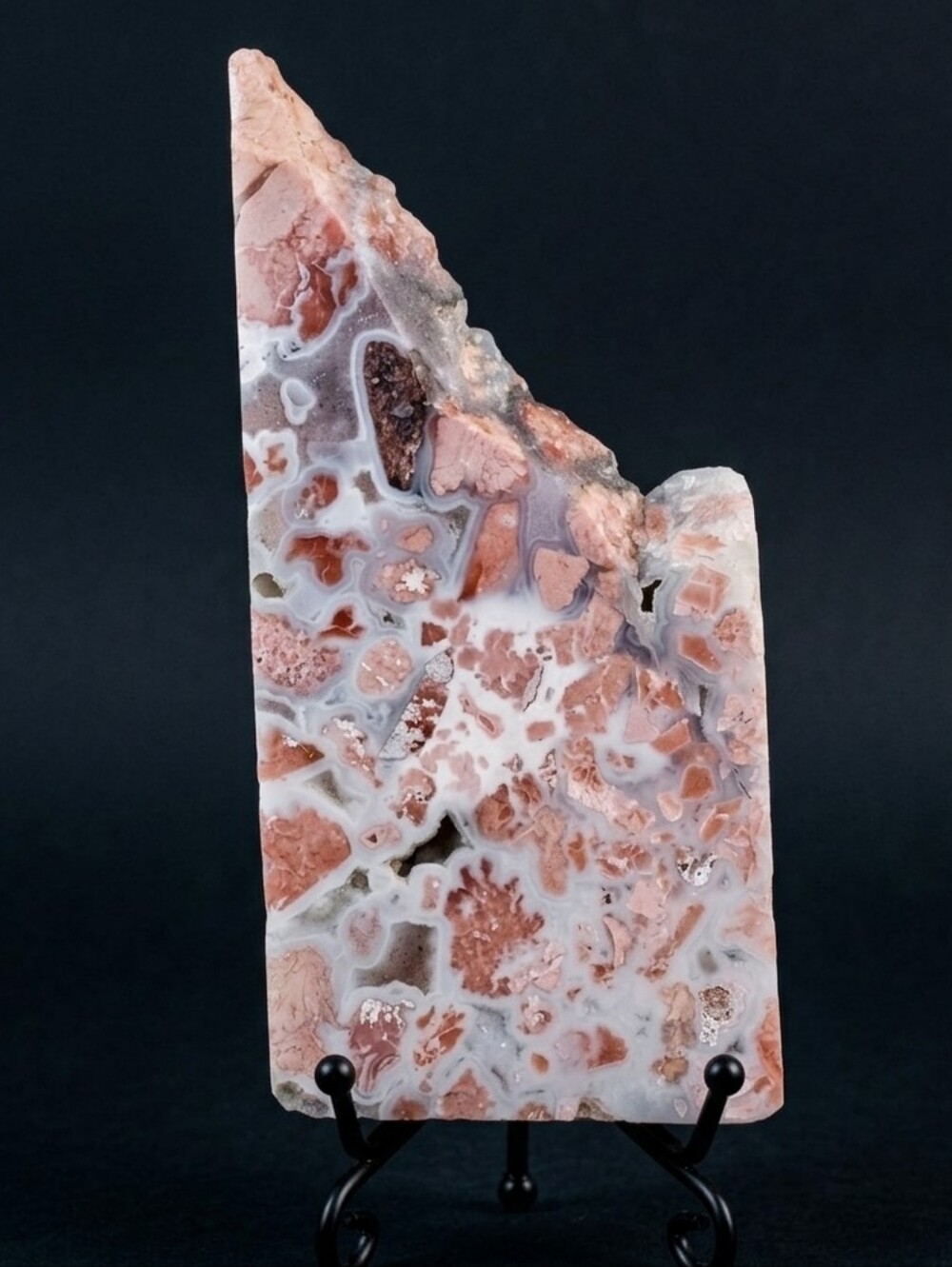 ✨AAA Grade Pink Amethyst Chalcedony✨️Flower Agate Statement Crystal Slab✨️OOAK✨️